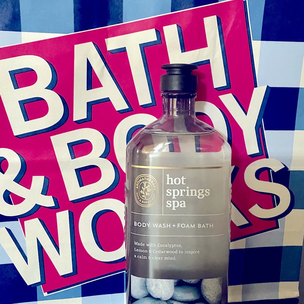 Bath & bodywork’s Hot Springs Spa shower gel